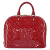 Louis Vuitton Alma Handbag Monogram Vernis