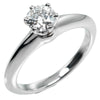 Secondhand Tiffany & Co. Tiffany Setting Solitaire Ring Platinum with RBC Diamond I/VS1