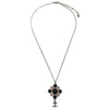 Secondhand Chanel CC Cluster Drop Pendant Necklace