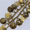 Secondhand Louis Vuitton Pastilles Cles Bag Charm and Key Holder Metal and