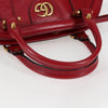 Secondhand Gucci Rebelle leather red