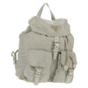 Secondhand Prada Double Pocket Backpack Chain Shoulder Bag Re-