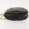 Christian Dior Vintage CD Chain  Shoulder Bag Leather