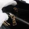 Secondhand Prada Convertible Top Handle Tote Tessuto with Vernice Saffiano