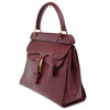Gucci Belt Buckle Top Handle Bag Leather