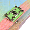 Secondhand Chanel Rainbow Boy Flap Bag Quilted Painted Caviar