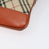 Secondhand Burberry Front Pocket Messenger Bag Check Embossed