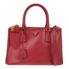 Prada Double Zip Lux Tote Saffiano Leather