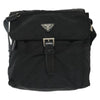 Secondhand Prada Buckle Messenger Bag Tessuto
