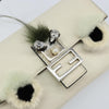 Secondhand Fendi Monster Baguette White Leather Bags