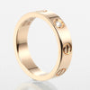 Secondhand Cartier Love Wedding Band 1 Diamond Ring 18K Rose Gold with Diamond