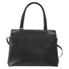 Salvatore Ferragamo Double Gancini Side Buckle Tote Leather