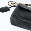 Chanel Vintage Front Pocket Shoulder Bag Quilted Lambskin