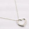 Secondhand Tiffany & Co. Elsa Peretti Open Heart Pendant Necklace Sterling