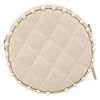 Chanel Round Clutch with Chain Quilted Calfskin with Pearl Detail