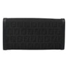Fendi FF Flap Wallet Zucca Canvas with Embossed Leather