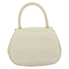 Secondhand Bally Vintage Handbag White Leather Bags