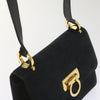 Salvatore Ferragamo Gancini Shoulder Bag Suede