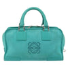 Secondhand Loewe Amazona Bag Turquoise Suede Bags