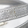 Secondhand Christian Dior Lady Dior Bag Micro Cannage Metallic