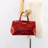 Secondhand Louis Vuitton Wilshire Handbag Monogram Vernis