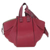 Secondhand Loewe Hammock Bag Burgundy Leather Bags