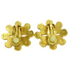 Secondhand Chanel Vintage Flower Clip-On Earrings