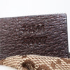 Gucci Vintage Double Belt Bag GG Canvas with Leather