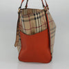 Secondhand Burberry Canterbury Panels Tote Haymarket Coated Canvas and