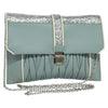 Miu Miu Madras Chain Clutch Matelasse Leather with Glitter
