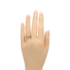 Secondhand Tiffany & Co. Heart Band Ring 18K Yellow Gold with Diamonds