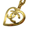Secondhand Chanel CC Heart Pendant Necklace