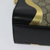 Secondhand Gucci Padlock Shoulder Bag GG Coated Canvas and