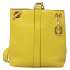Secondhand Celine Shoulder Bag Yellow Leather Bags