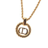 Secondhand Christian Dior Vintage CD Round Pendant Necklace