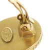 Secondhand Chanel Vintage CC Round Button Clip-On Earrings