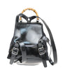 Secondhand Gucci Vintage Bamboo Backpack Nylon and