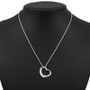 Secondhand Tiffany & Co. Elsa Peretti Open Heart Pendant Necklace Sterling