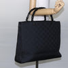 Secondhand Gucci Vintage Bamboo Handle Tote GG