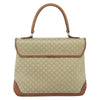 Celine Vintage Macadam Handbag Canvas and Leather