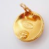 Secondhand Chanel Vintage CC Round Button Clip-On Earrings