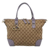 Secondhand Gucci Convertible Belted Tote GG Canvas with