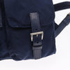 Secondhand Prada Vela Double Front Pocket Backpack Tessuto with Saffiano