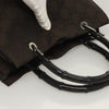 Gucci Vintage Bamboo Handle Tote GG Nylon