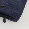 Secondhand Bottega Veneta Intrecciato Navy Leather Bags