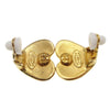Secondhand Chanel Vintage CC Heart Clip-On Earrings