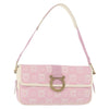 Salvatore Ferragamo Gancini Shoulder Bag Canvas