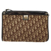 Christian Dior Vintage Trotter Shoulder Bag Canvas