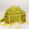Secondhand Bottega Veneta Backpack Yellow Nylon Bags