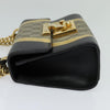 Secondhand Gucci Padlock Shoulder Bag GG Coated Canvas and